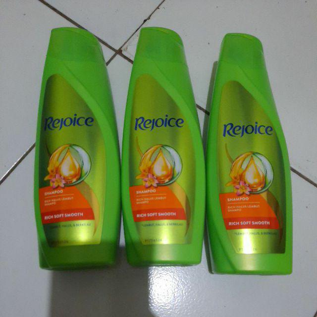 Rejoice Shampoo Rich Halus Lembut 340ml (BUY 2 GET 1 FREE