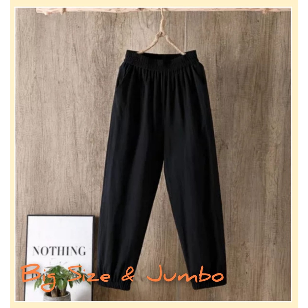 PROMO JOGER JUMBO!! Inka Linen Pants - CELANA JOGER WANITA TERLARIS