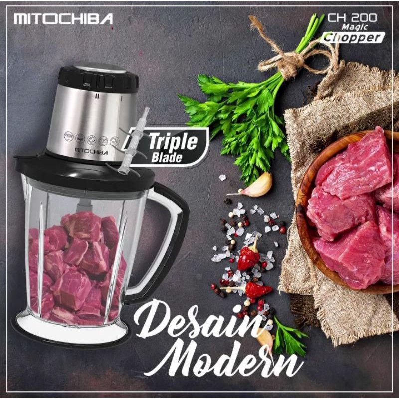 MITO MITOCHIBA CH200 CH 200 CH-200 CHOPPER BLENDER DAGING MAGIC COPPER CH100 CH 100