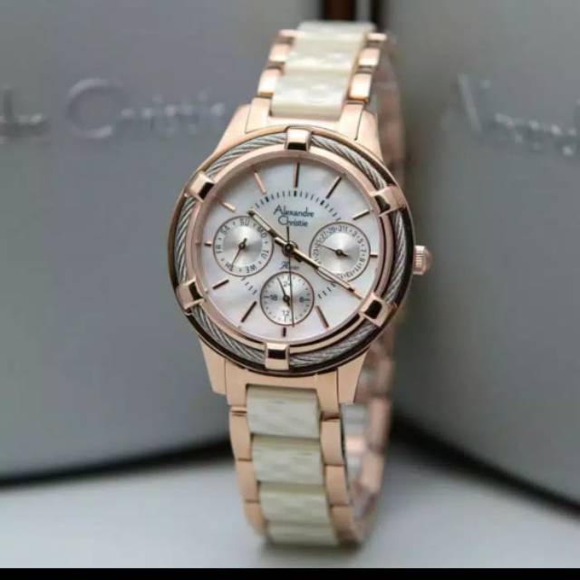 Jam Tangan Alexandre Christie 2654 Wanita Original Garansi Resmi 1tahun