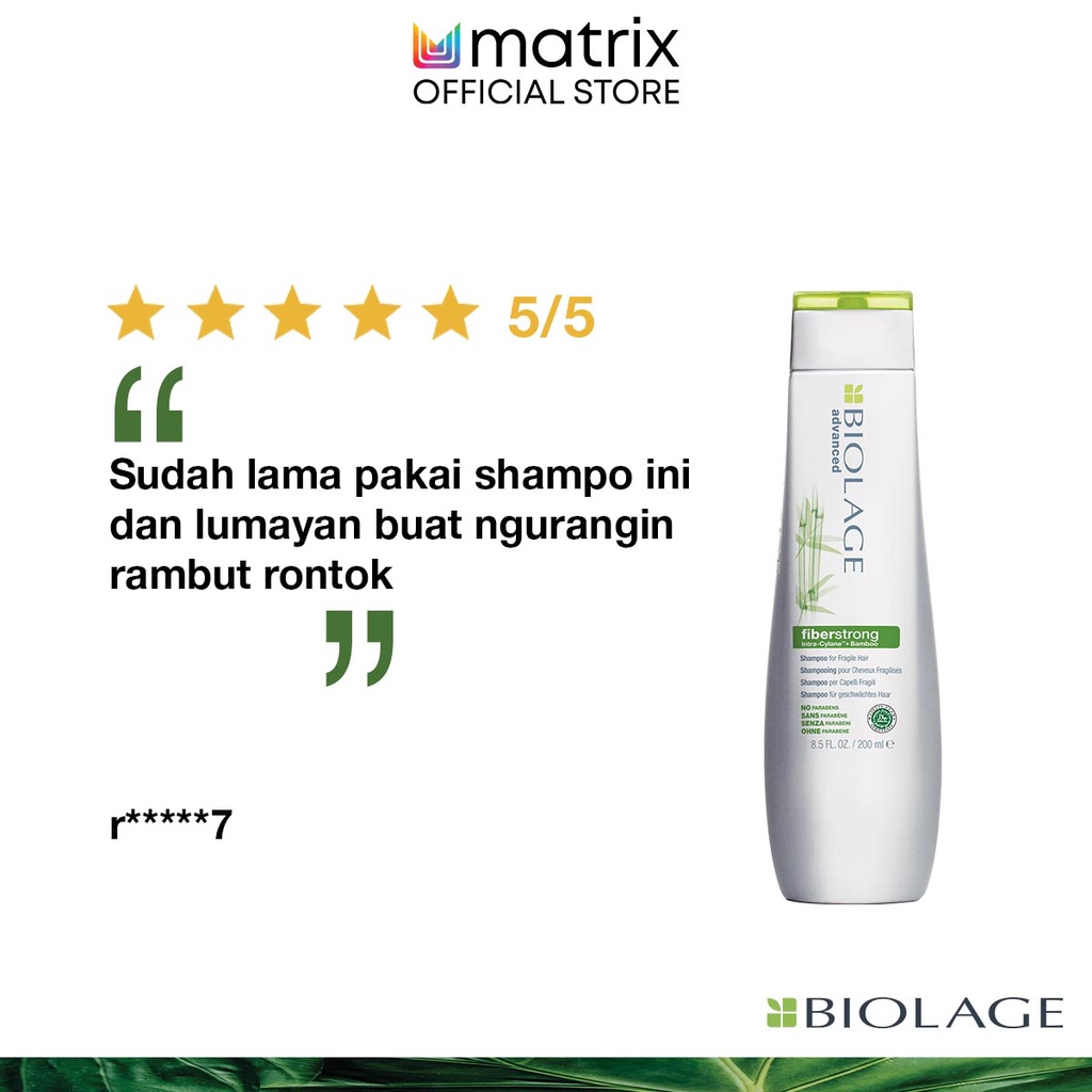 Matrix Biolage Fiberstrong Shampoo 200 ml - Shampoo Rambut Rusak dan Rontok-4