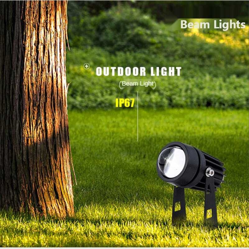 Lampu Sorot Dekorasi Ruangan Taman RGB Garden Spotlight 3W Waterproof