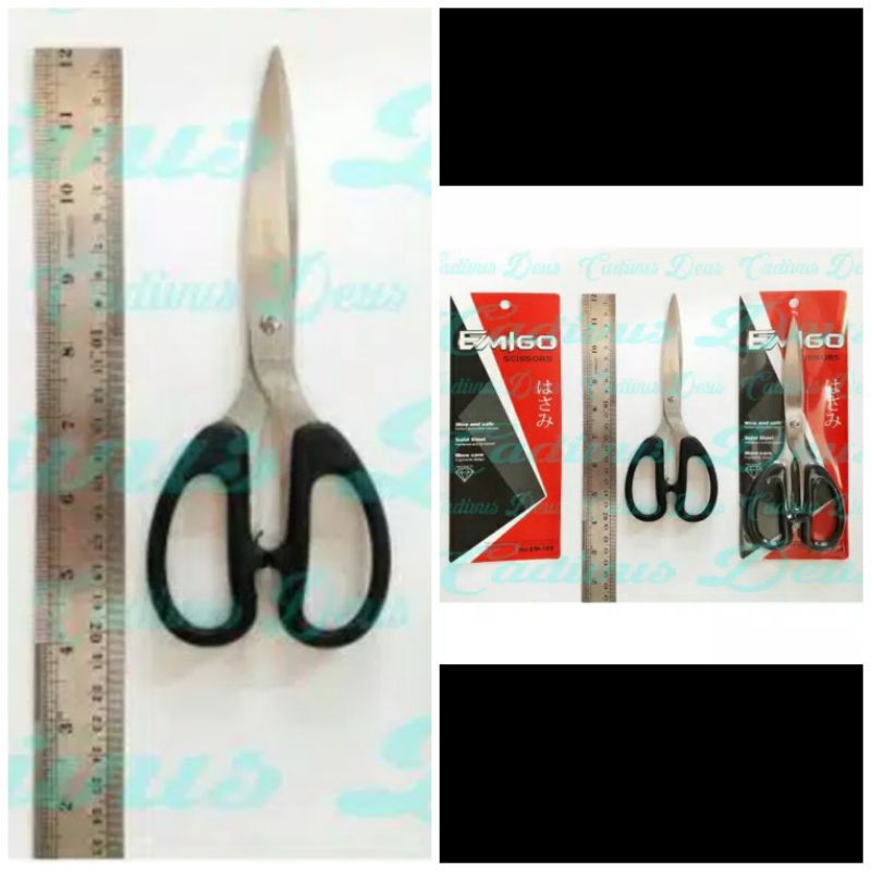 

gunting hitam besar ukuran 20cm