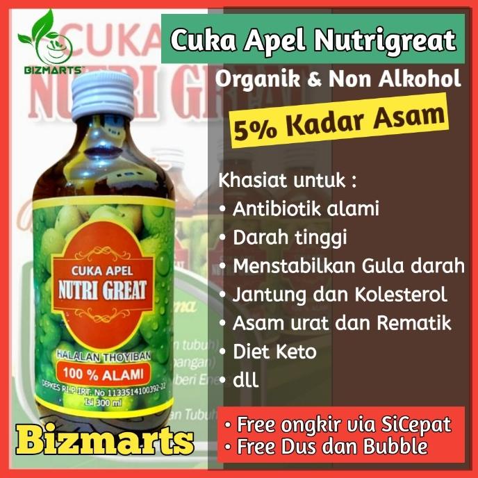 

BISA COD Nutrigreat Cuka Apel Vinegar Organic Apple Cider Non Alkohol Ampuh/MINUMAN COLLAGEN/MINUMAN YOYIC/MINUMAN DIET/MINUMAN PEMUTIH BADAN/MINUMAN KOREA/MINUMAN KEMASAN/MINUMAN KALENG/MINUMAN KOTAK/MINUMAN SEHAT HERBAL/MINUMAN SEHAT UNTUK TUBUH/MINUMAN