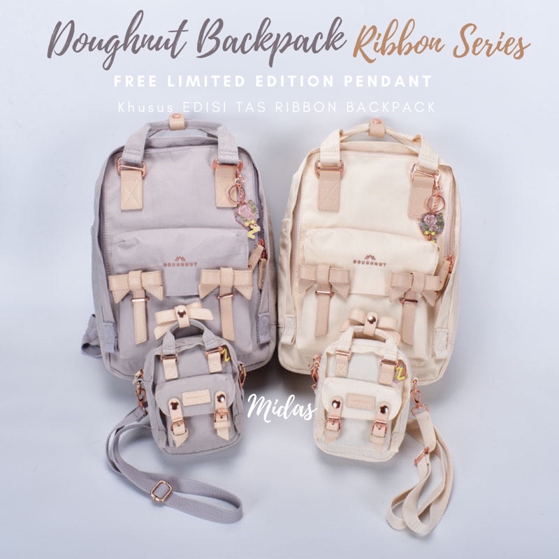 03.03 CRAZY SALE !! TAS BACKPACK DOUGHNUT MACCARON LARGE