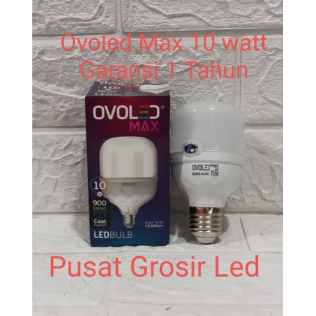 OVOLED MAX 10 WATT Lampu Led Kapsul Garansi 1 Tahun Cahaya Putih