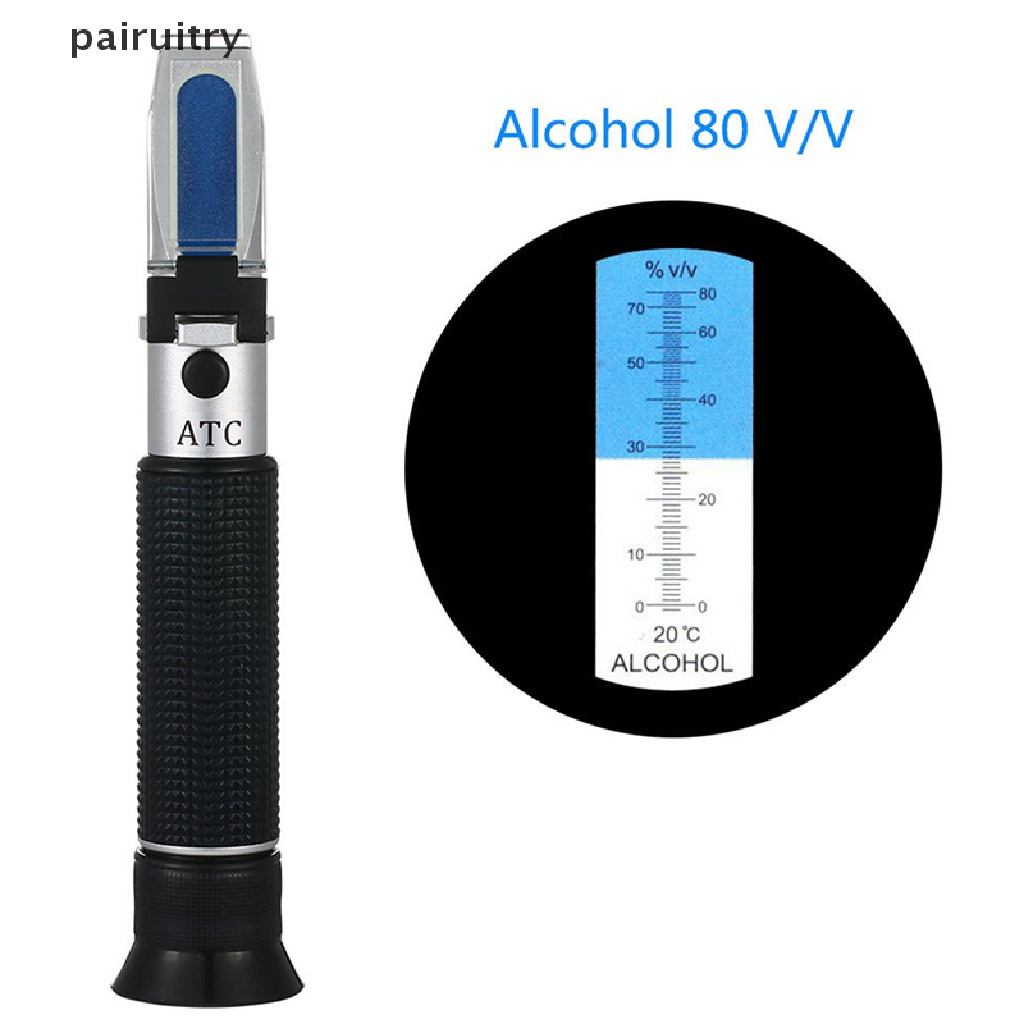 Prt Refraktometer Alkohol 0-80% v / v Model Genggam PRT