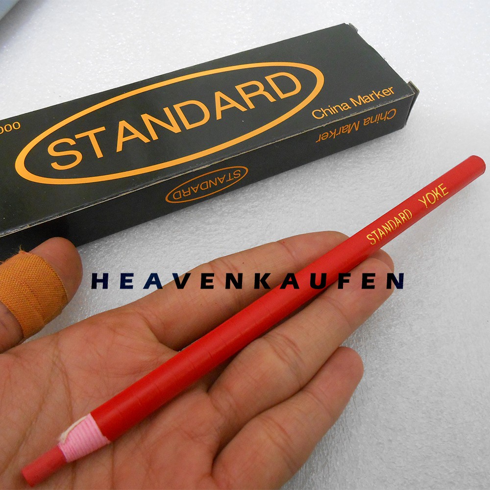 Pensil Kapur Kain / Kapur Pensil Jahit (Chalk Pencil) Merah