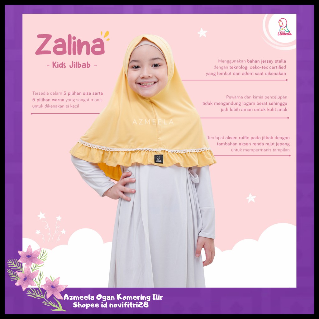 JILBAB ZALINA AZMEELA KIDS