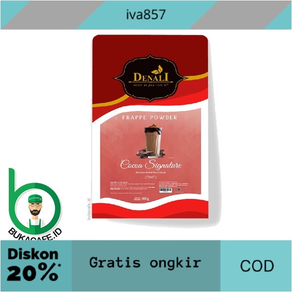 

PROMO Cocoa Signature Denali Powder Drink 800gr GRATIS ONGKIR