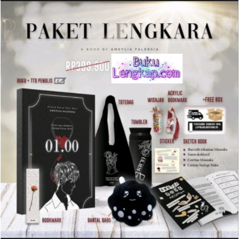 buku novel 01.00 ( lanjutan dari buku 00.00 ) - Ameylia Falensia original