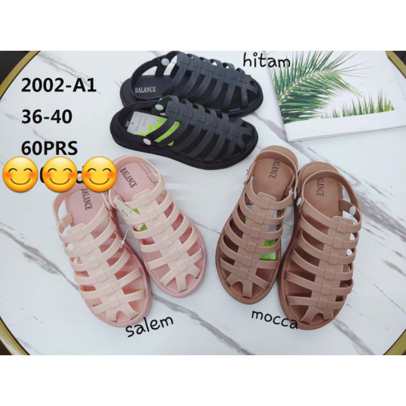 Sandal jelly gladiator 2002-A1 BLC