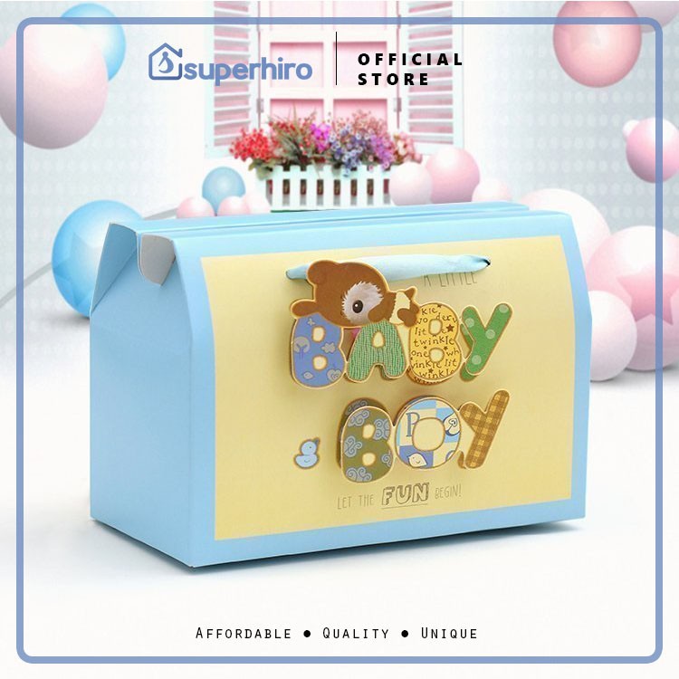 Box Kotak Bingkisan Paper Bag Hampers Hadiah Gift Lahiran Birthday