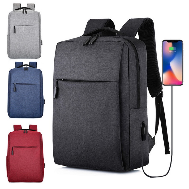 Tas Laptop Backpack Anti Maling with USB Charger Port