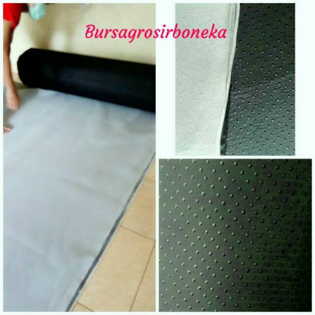 Kain bintik berbusa / bahan bintik / kain bintik anti selip