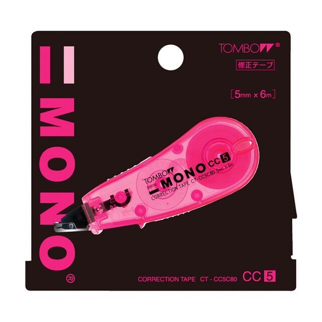 

Tombow Correction Tape 5mm x 6m Pink CT-CC5C80