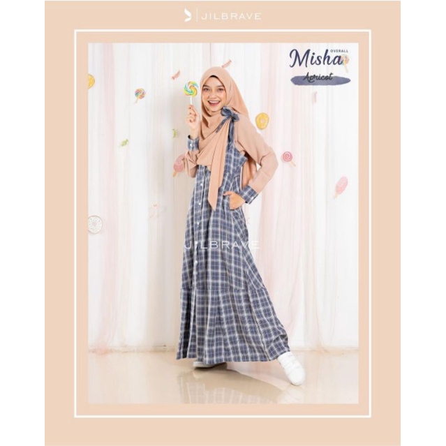 Misha overall by original Jilbrave.official Size M (preloved)