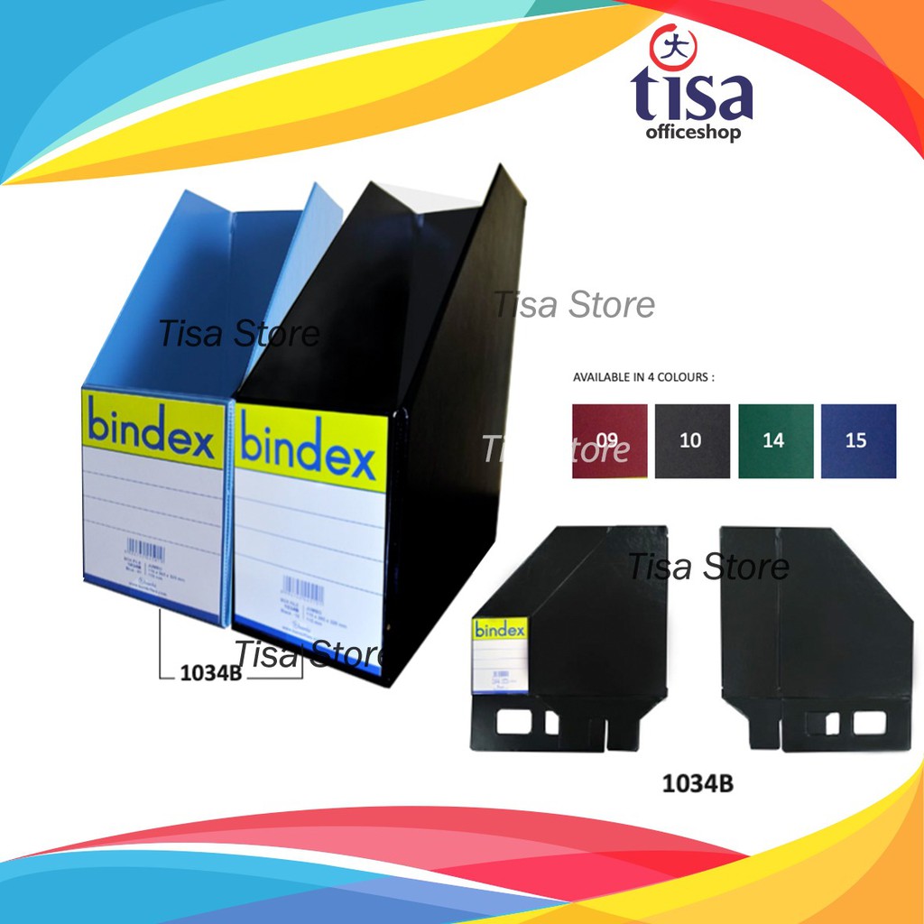 

Box File Bambi Bindex 1034B Magazine Files 80mm