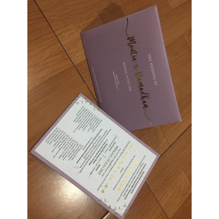 Undangan Single hard Cover