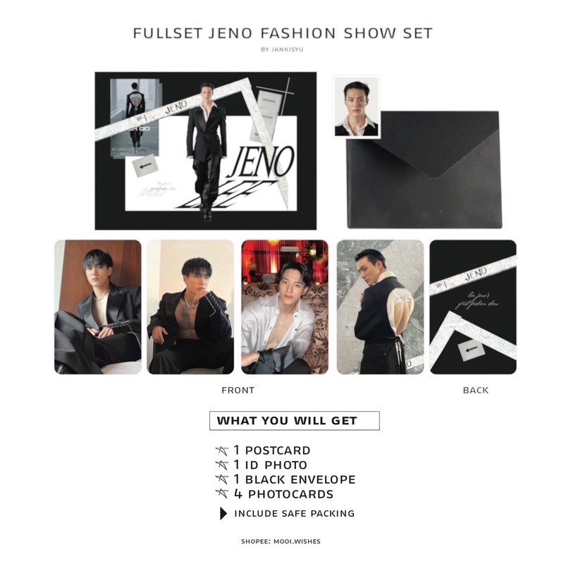 Jeno NYFW Runaway Fashion Week by Jankisyu (photocard, postcard, keychain)