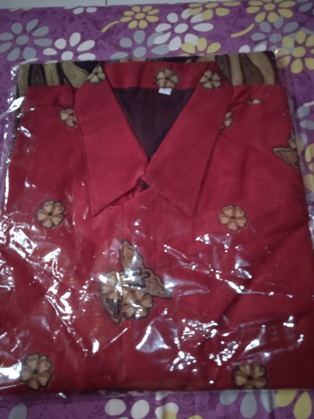 Kangen Kamulyan Kemeja Batik Pria Lengan Pendek Katun Batu Raden Halus Full Furing