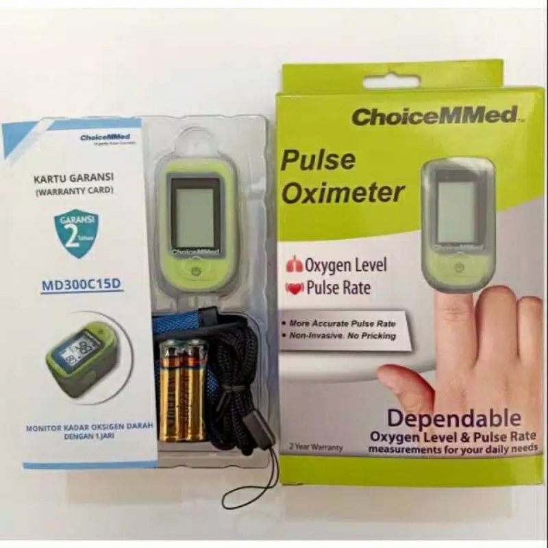 OXIMETER CHOICEMMED MD300C15D FINGERTIP FULSE OXIMETER CHOICEMED SUTURASI