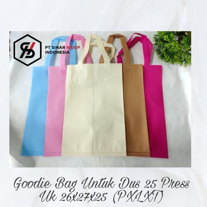 

] Tas Box Kue Spunbond 25 Press untuk Nasi Kotak
