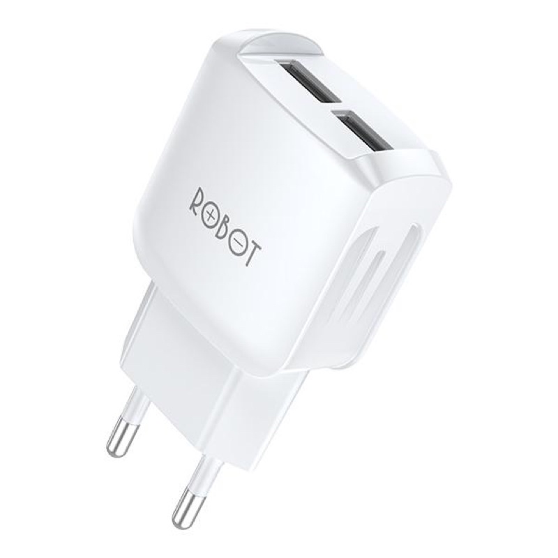 PROMO ~1BOX ISI 20PCS BATOK ROBOT K6 ORIGINAL 2USB SMART POWER ADAPTER