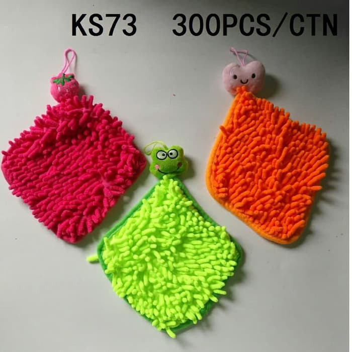 Lap Tangan Cendol Mikrofiber Serbet Hand Towel Karakter Lucu Murah