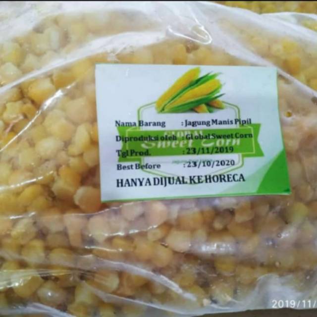 

Sweet corn 1kg