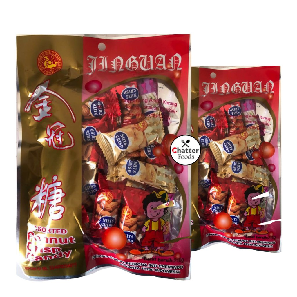 

Permen Ting Ting Chen Liang Ji 200gr / Permen Teng Teng Kacang HALAL / Assorted Peanut Crisp Candy