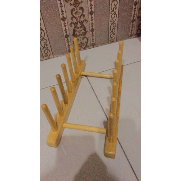 RAK PIRING BISA GANTUNG GELAS / TEMPAT PIRINGRAK PIRING KAYU SEKAT / SEKAT BUKU / RAK PIRING