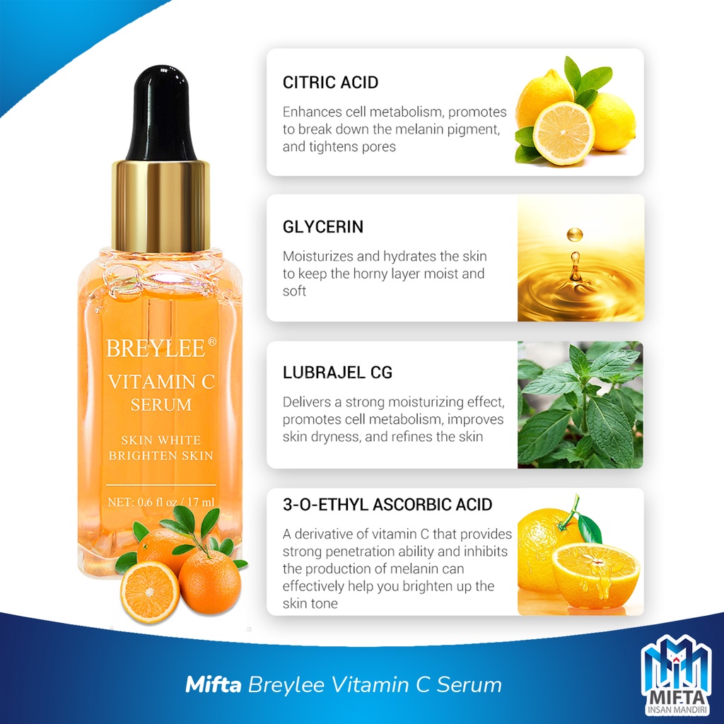 BREYLEE SERUM VITAMIN C / BREYLEE SERUM PERAWATAN PEMUTIH WAJAH