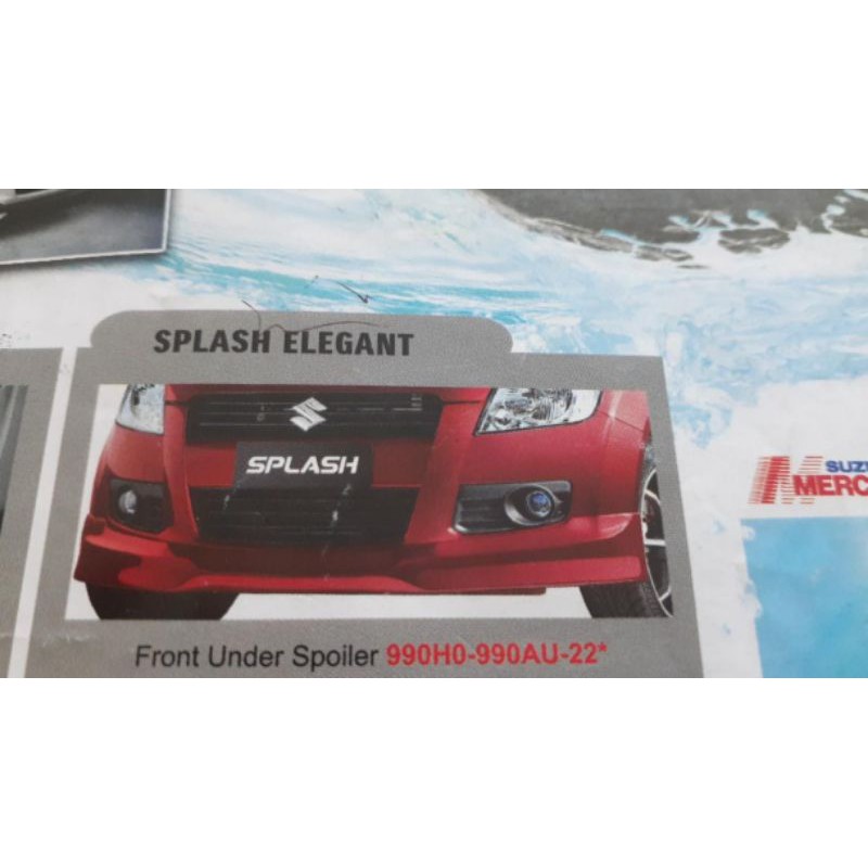 FRONT UNDER SPOILER - SPLASH