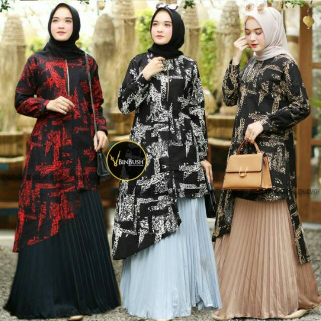 Luna set tunik ORI BINBUSH
