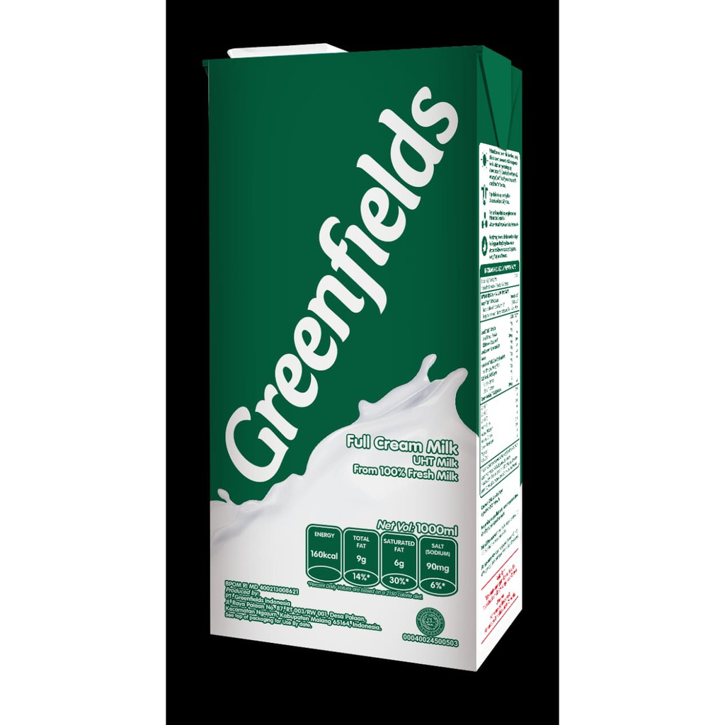 

GREENFIELDS UHT FULL CREAM 1000 ML