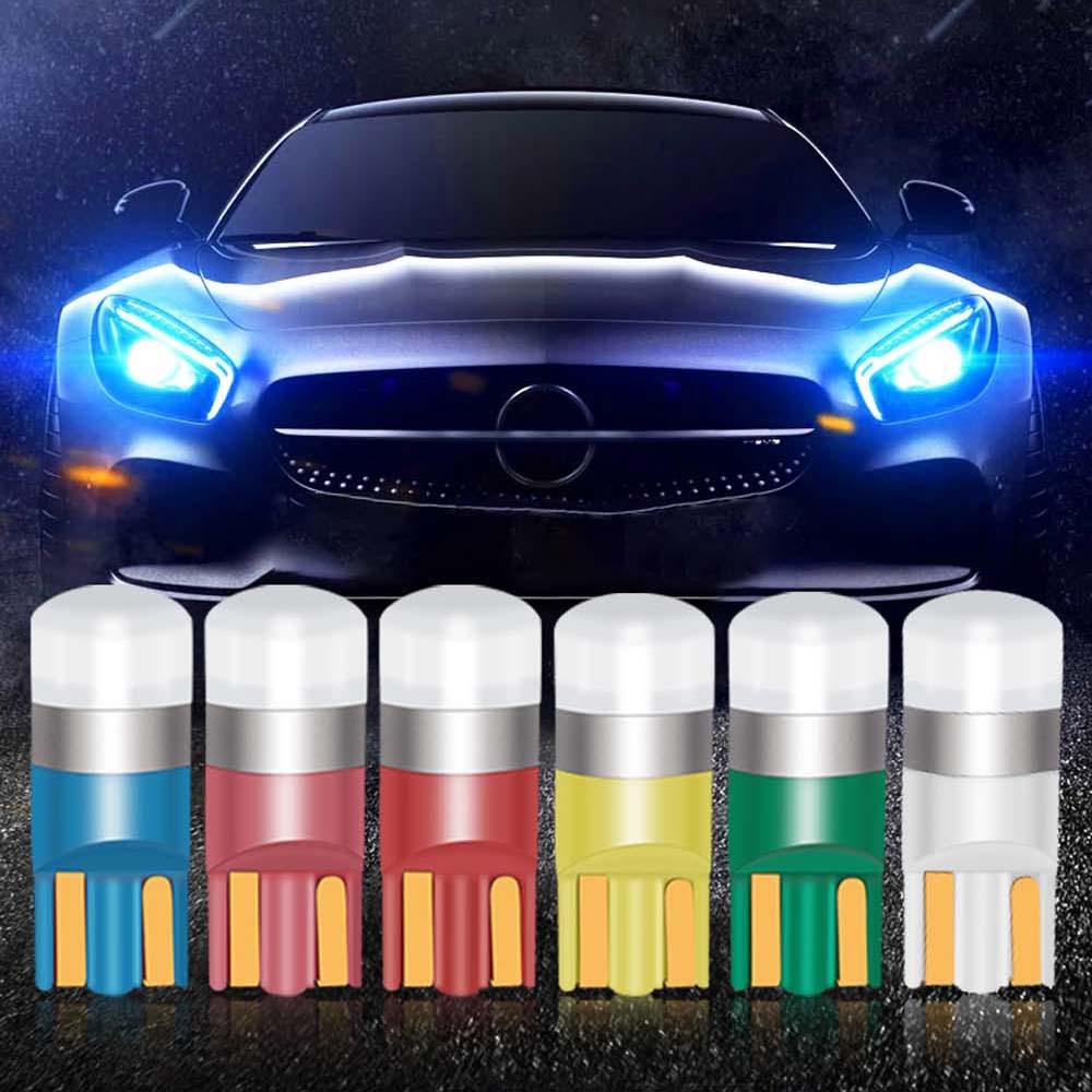 Lanfy Lampu Mobil Baca Kubah W5W Multicolor T10 3030lampu Led Parkir 1SMD