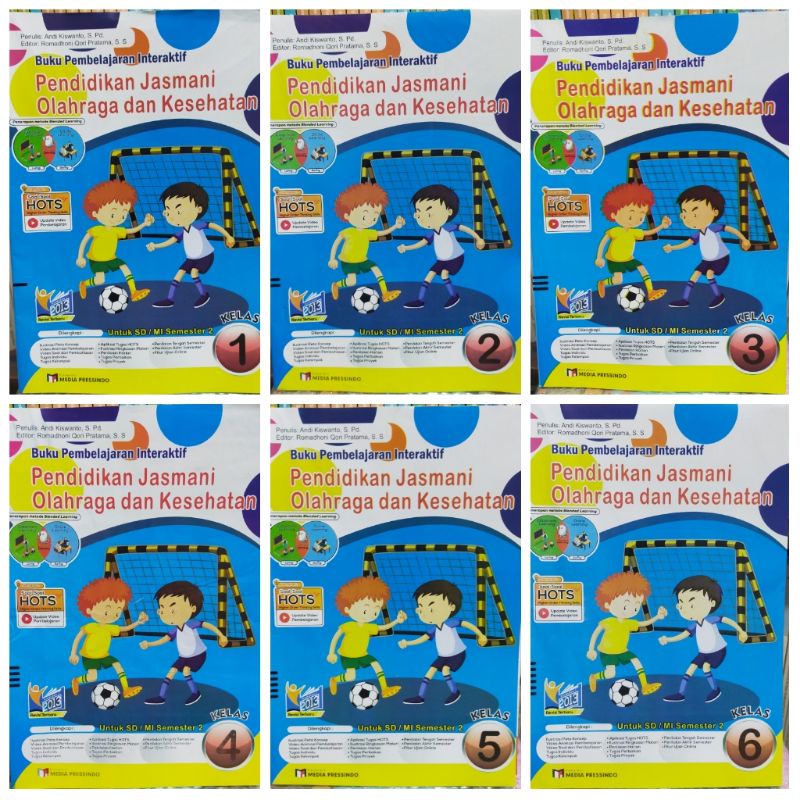 LKS PJOK Media Presindo SD Kelas 1 2 3 4 5 Dan 6 Semester 2 Kurikulum 2013 Revisi Terbaru