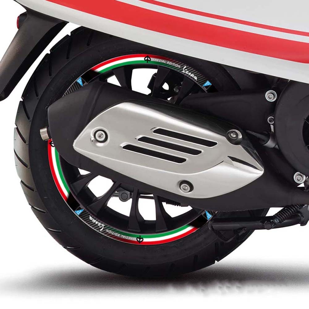 vespa Stiker Roda reflektif Sepeda motor Stiker Untuk PIAGGIO GTS300 Sprint 150 300