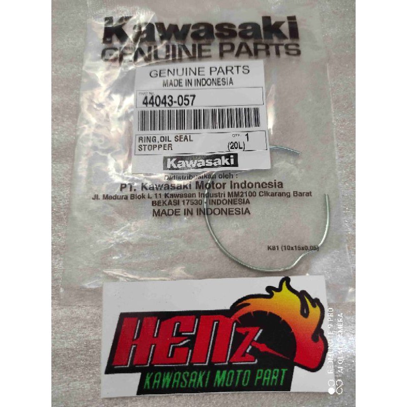 klip clip ring kawat kancing pengunci ring per sil skok shok sok depan kawasaki ninja r ninja rr