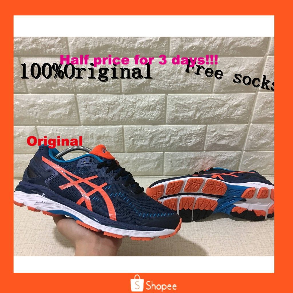 Sepatu Sneakers Lari Model Asics Gel Kayano 23 100 Breathable Untuk Pria Shopee Indonesia