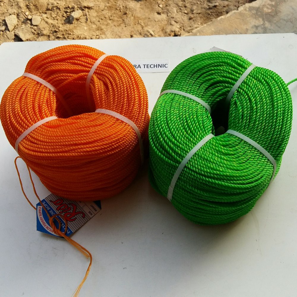 

Order Langsung Tali tambang plastik atau tali tambang nylon ukuran 3 mm. harga per meter Murah