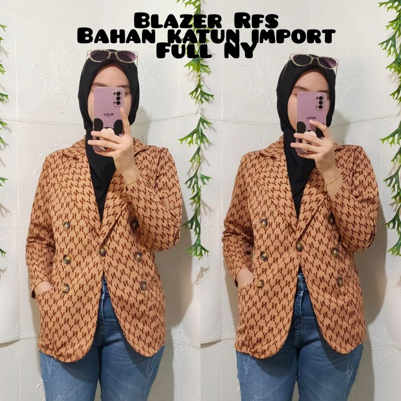 Blazer katun bangkok//Blazer Import Premium//Blazer Wanita Terlariss