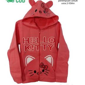 Jaket Hoodie Anak Perempuan Cewek Jaket Anak Perempuan Karakter Cantik Lucu BTS BT21 Usia Umur Paud 