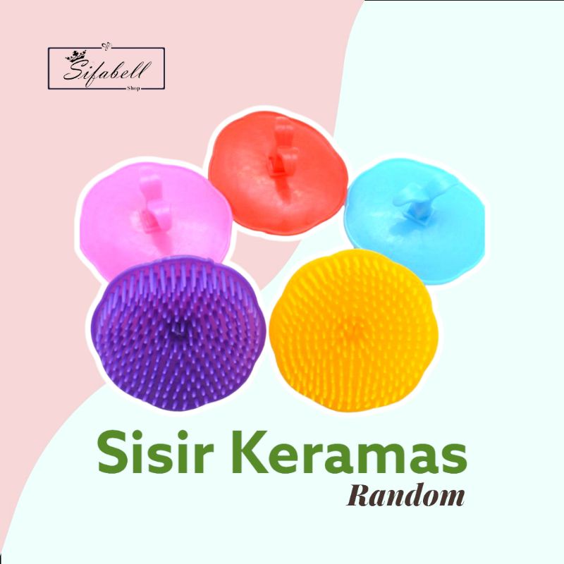 Sisir Keramas Bulat Sisir Sikat Salon / Sisir Pijit Kepala