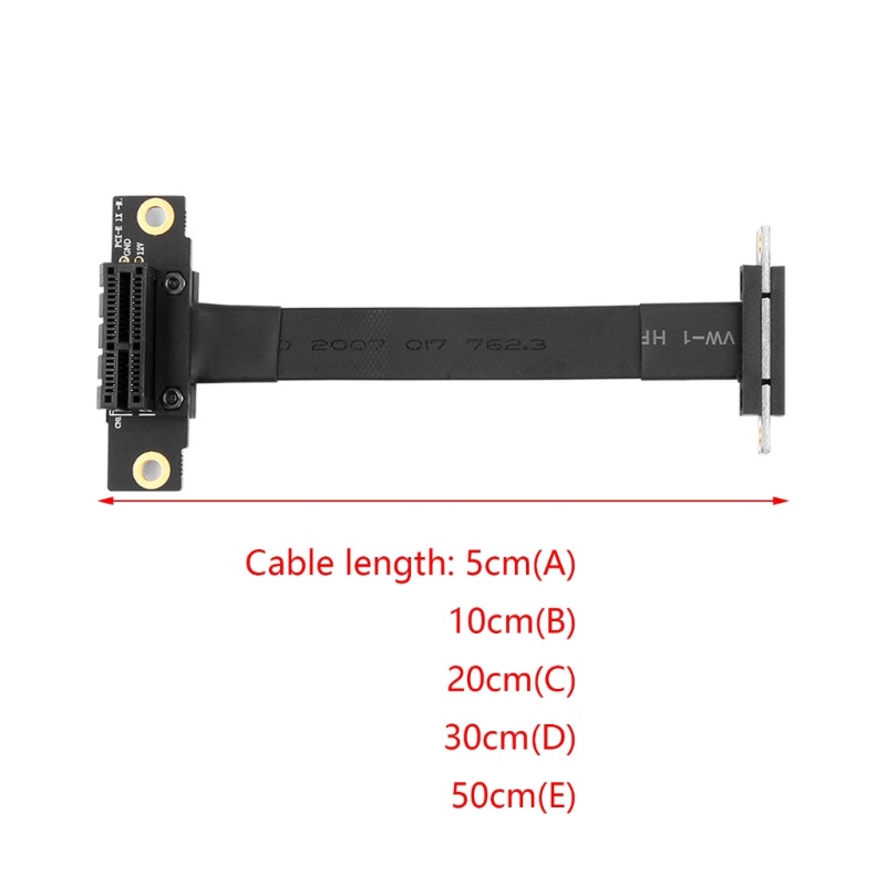 Kabel Extension PCIe 3.0 to X1 to X1 8G Kecepatan Tinggi Untuk Express Sound Card