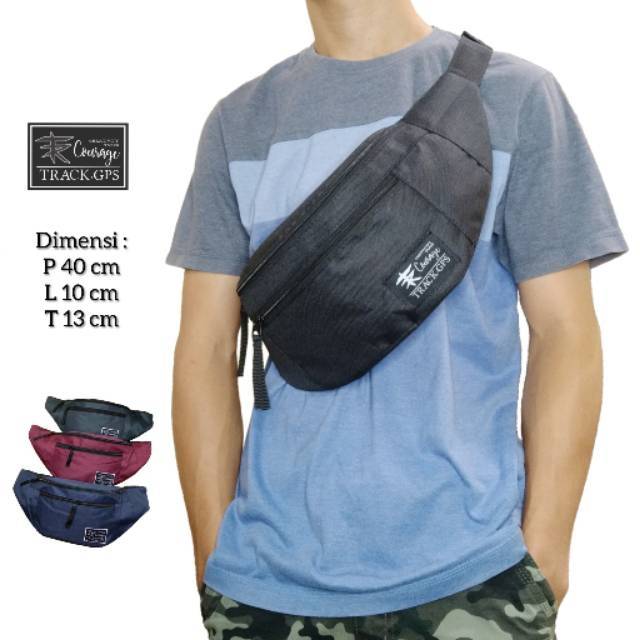 tas selempang waistbag track gps