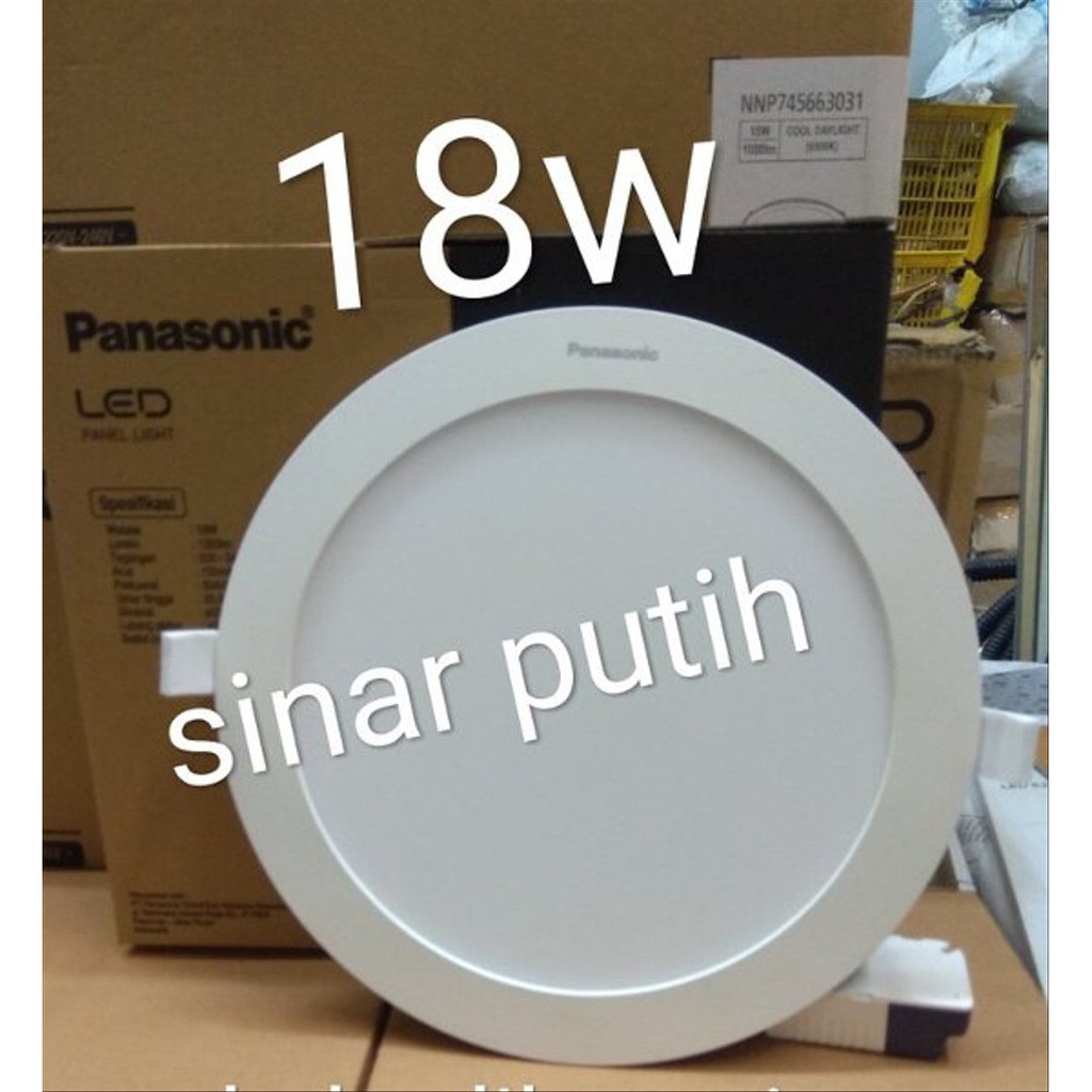 downlight led panel panasonic 18 watt 18w 18watt lampu downlight panel 18 watt panasonic Murah