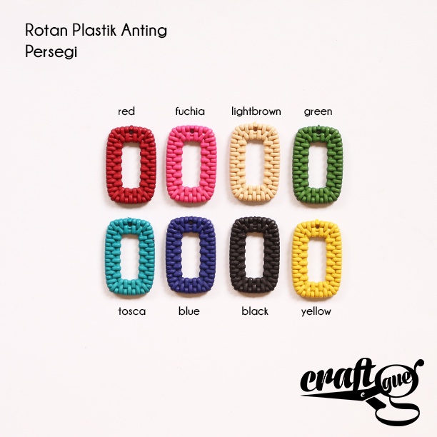 Rotan Plastik Anting