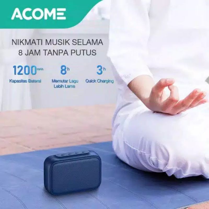 ACOME A1 SENSE Speaker Bluetooth 5.0 Portable Ultra Bass TWS